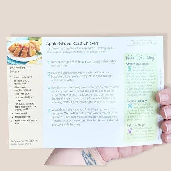 Recipe Card Set 102 Count All Meals Ideas Cooking 1990s Style Cards Dinner Lot - Picture 5 of 7